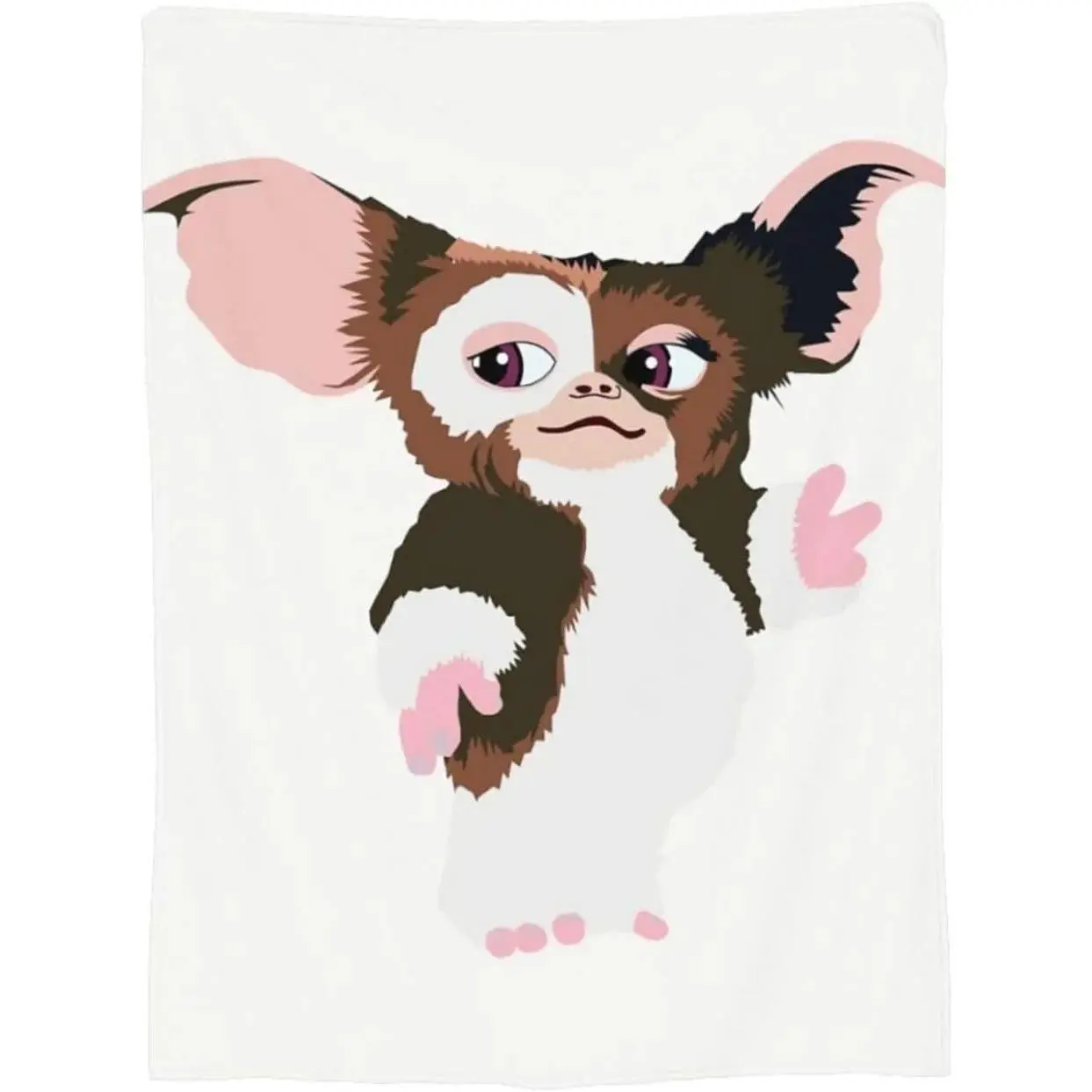Gremlins-themed printed flannel blanket - modern style, machine washable, suitable for camping, picnics, and travel, an ideal gift choice