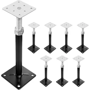 House Floor Jacks for Leveling, Adjustable Jack  with 11"-16" Height Range, 2-3Ton Load Capacity Heavy-Duty Floor Jacks & RV Step Stabilizer (8 Pack)