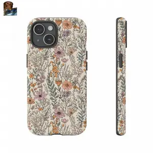 MagSafe iPhone Case Vintage Boho Flower Phone Case |   Wildflower Cottagecore Cover Premium Film 2 in 1 Phone Case - Durable, Shock Absorbing and Stylish Protection - Compatible with iPhone 17,16, 15, 14, Pro Max, Perfect birthday gift for friends.