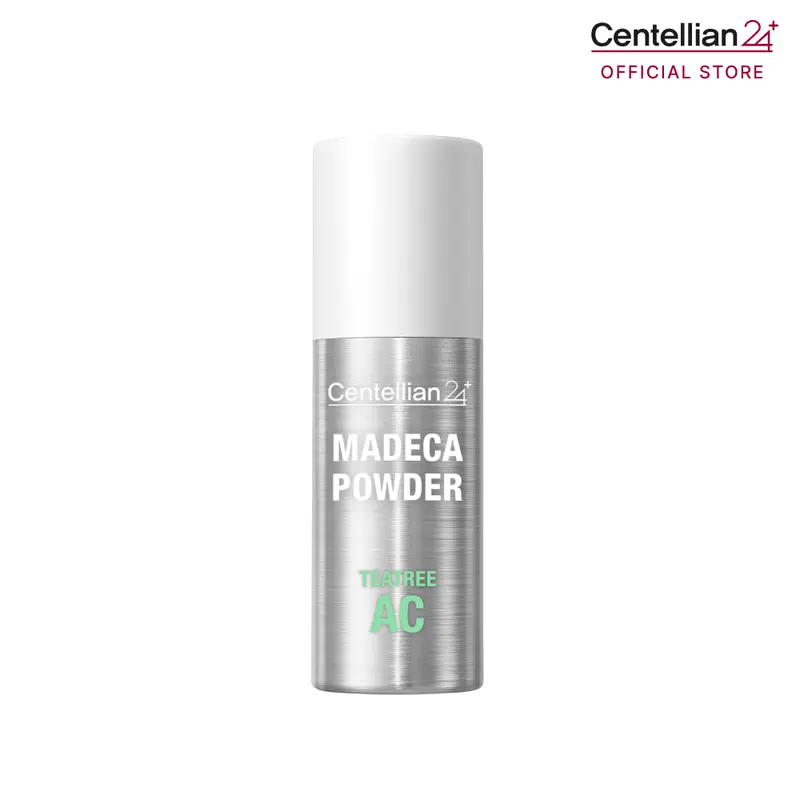 [Centellian24] Madeca Powder Teatree AC Anti-Acne Treatment (6g) - Korean Lightweight Adult Skincare Powder, Acne Clearing Products, Blemishes Treatment, Centella Asiatica Care, Oil Control, Pore Care, Skin Repair, Alcohol Free, 24 Months Shelf Life