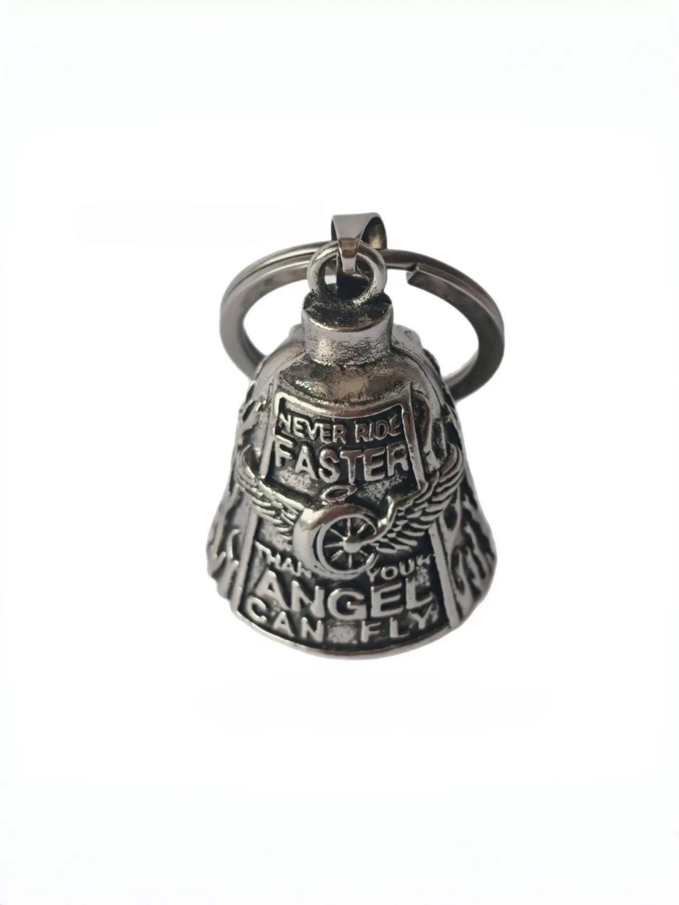 Motorcycle Guardian Angel Bell, Unisex Riding Bell, Lucky Motorcycle Bell, Pet Charm, Keychain, Multi-Use, Motorcycle Accessories, Bike Accessories