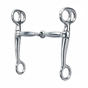 Weaver Leather Tom Thumb Snaffle Bit - 5" Mouth, Nickel Plated, 6" Cheeks