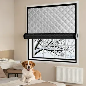 Winter Thick Blackout Curtains – Insulated Room-Darkening, Noise-Reducing & Energy-Saving Panels for Bedroom and Living Room, Thermal Insulated Curtain