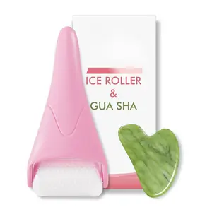 Ice Roller & Gua Sha Set, Skin Care for Face Wrinkles and Puffiness, Self-Facial Massage Tools, Face Lifting, Face Slimming, Manual, skincare routine, know what, you guys, right now, shop now, try it, get yours, get yours now Rejuvenating Comfort