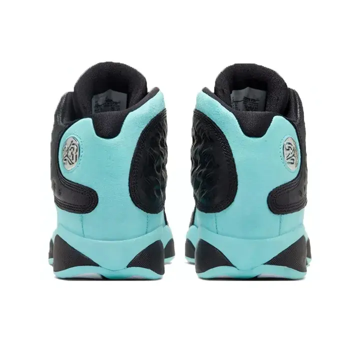 Brand New Sealed Retro 13 Black Mint Turquoise High Top Sneakers Unisex Streetwear Daily Cushion Basketball Shoes With Original Shoe Box