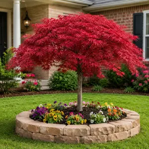 50 Red Japanese Maple Tree Seeds – Brilliant Autumn Foliage for Elegant Home Landscapes