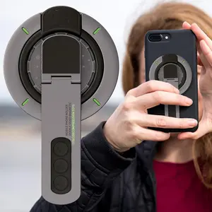 MagSafe Magnetic Ring Grip – 360° Spin Phone Holder Stand, Non-Slip Finger Loop for Streaming, Gym, Travel & Car