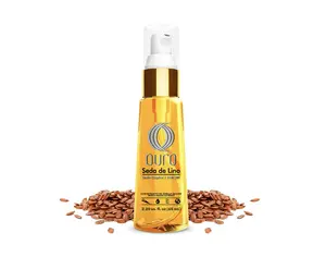 OURO Anti-Frizzy Hair Silk with Flax Seed Extract - Restores, Strengthens, Smooths, Provides Extreme Protection, Prevents Split Ends, Adds Shine (2.20 Fl Oz)