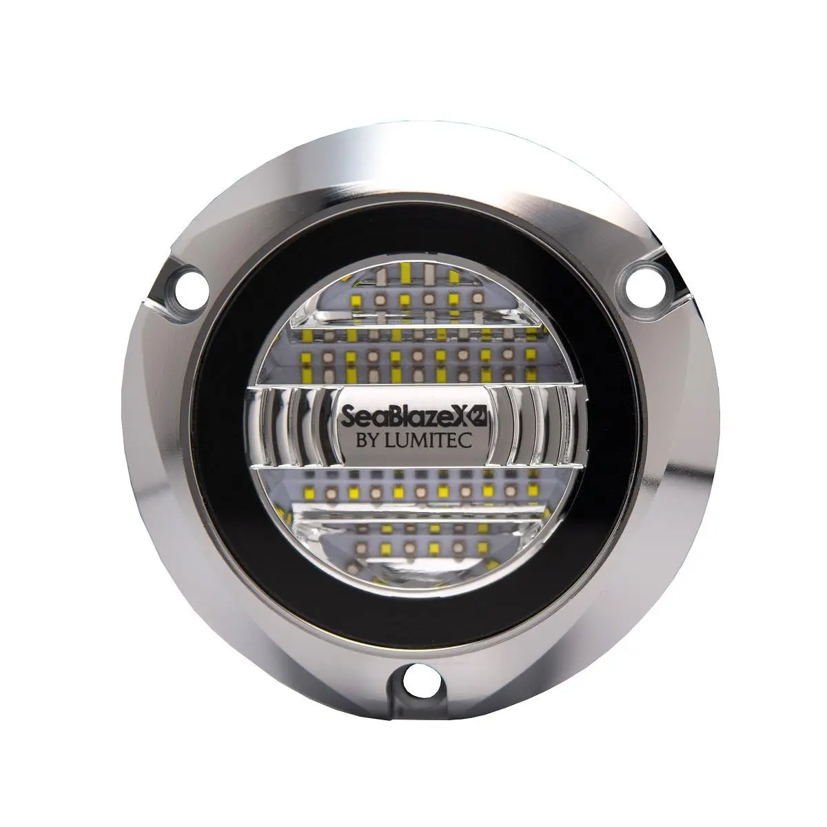 12-24V Seablaze X2 Spectrum RGBW LED Surface Mount Polished Housing Underwater Light