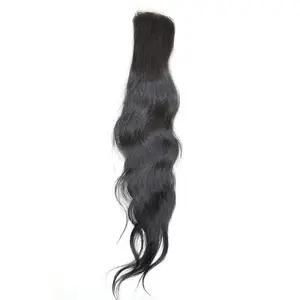 2" by 6" Raw Wavy HD Lace Closure
