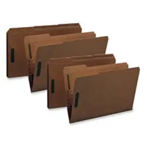 Smead Manufacturing Company  Folder- 2 Fasteners-Pos 1 and 3- Letter- Kraft