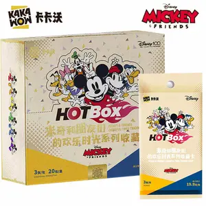 Kakawow Chinese Exclusive Disney 100 Mickey & Friends: Joyful Moments Collection Cards Hot Box Sealed - 20 Packs