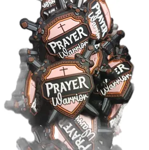"Prayer Warrior" Silicone Focal Bead