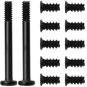 Computer Cooling Fan Mount Screws Case Fan Long Short Screws Kit (#6-32x30mm 20PCS /M5x10mm 20PCS)