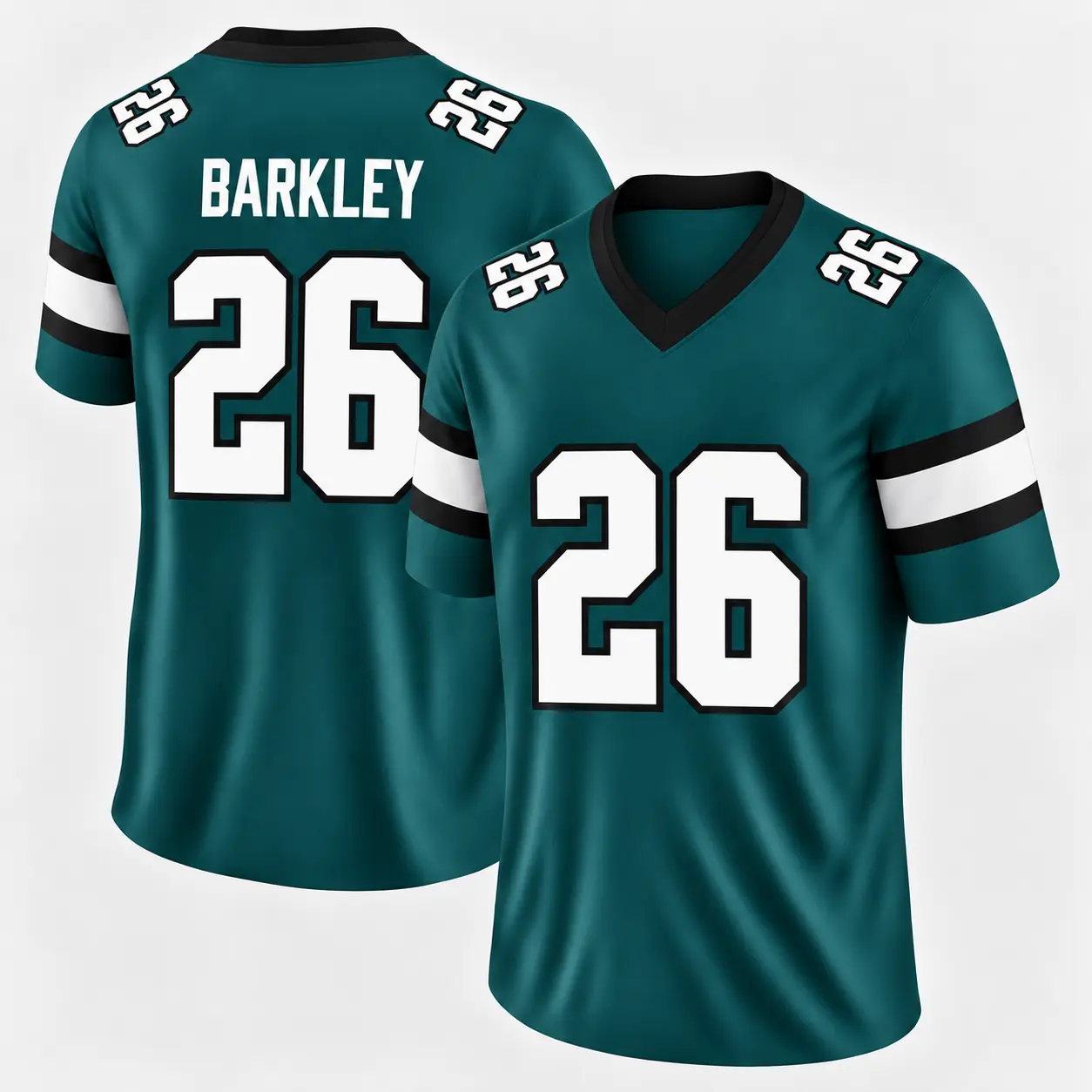 Saquon Barkley #26 Philadelphia Football Premium V-Neck Jersey, SaQuads Fans, Football Fans Apparel, Unisex Game Day Jersey, Gift For Football Lovers