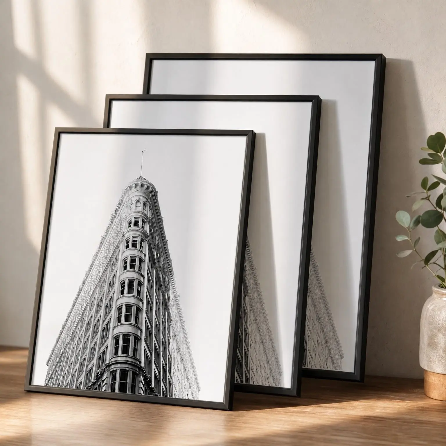 18x24 Poster Frame for Photo, Posters & Art Prints, Horizontal or Vertical Wall Mounting, Scratch-Proof Wall Gallery Photo Frame (Black, 3 Pack)