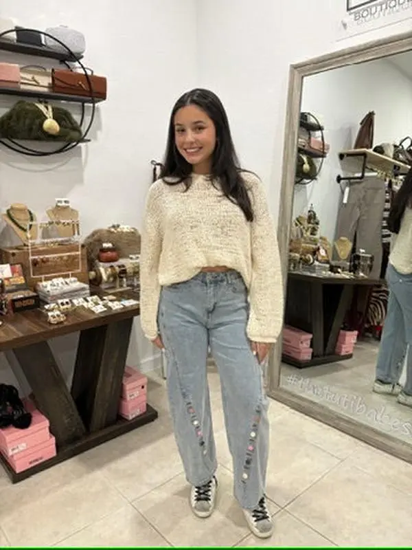 Barrel Button Jeans