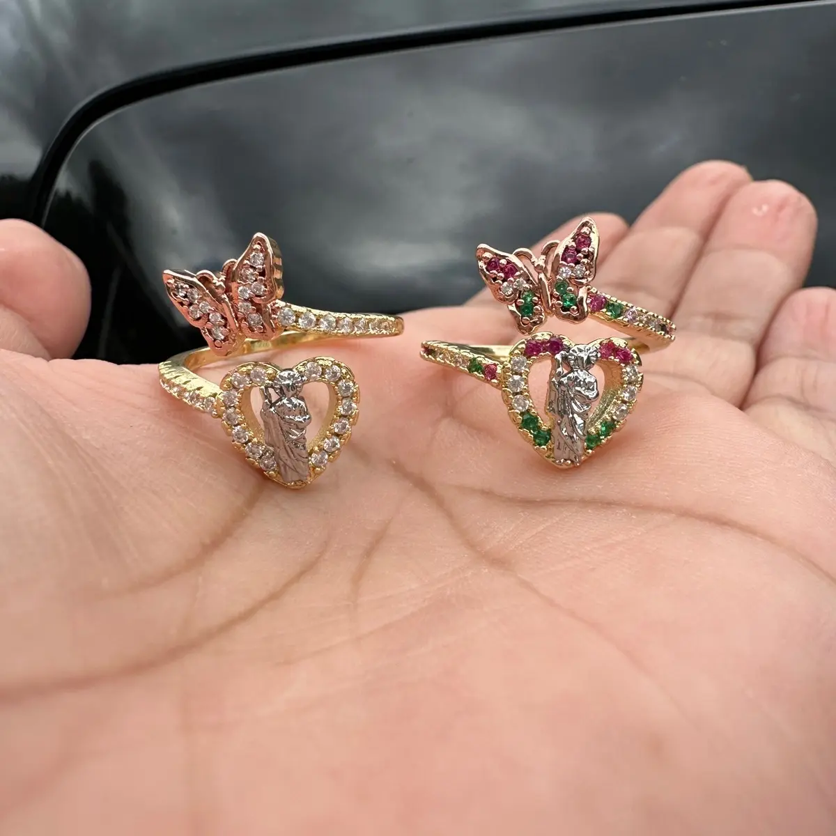 San Judas Rings Adjustable Anniversary Male Female Birthday Daily Engagement Auspicious