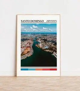 Santo Domingo Poster, Dominican Republic Print, Dominican Republic Art 45747 383
