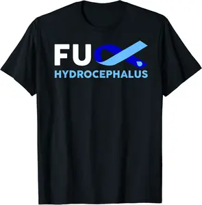Fuck Hydrocephalus Awareness Shirt Support Survivor Gift T-Shirt - Michaelapa Shop 28B07T39446P