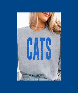 Big Letter Cats Tee