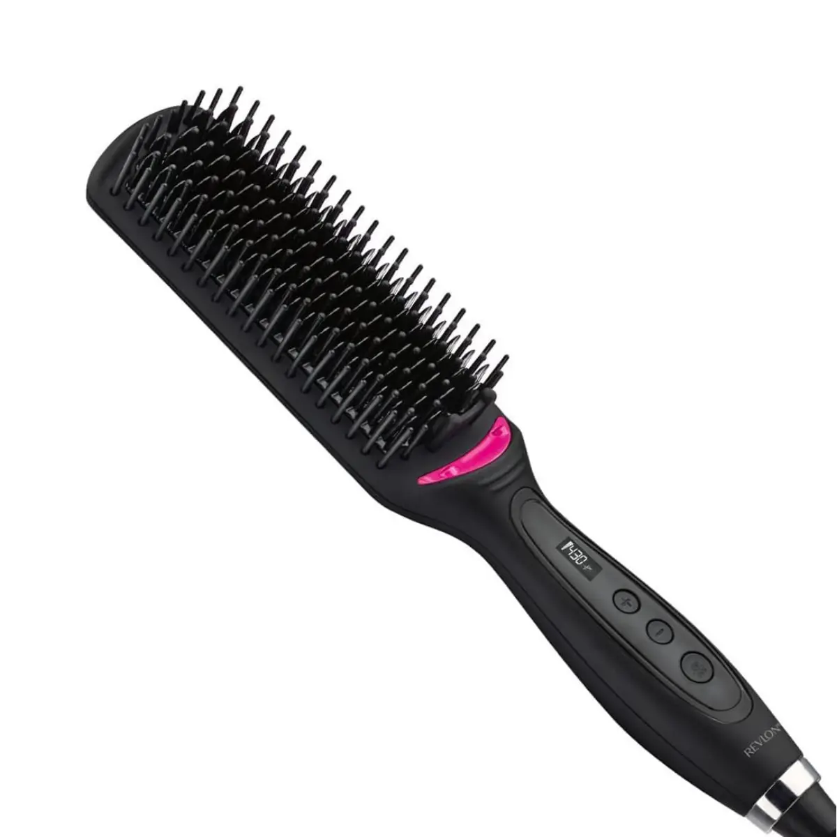 Revlon Hair Straightening & Styling Brush - 4.5 in, Smooth Lightweight, Ideal for Second Day Hair Styling