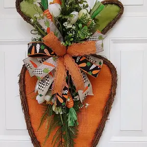 Carrot door hanger, Spring Easter door hanger, , home decor