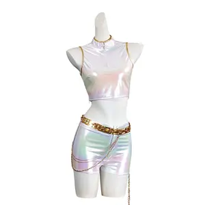 Girl Costume |     Halloween Cosplay Concert Full Set Dance Costume Two Piece Set |                 Sizes suitable children and teenagers