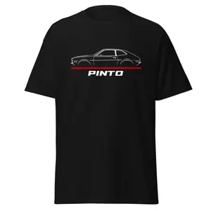 Premium T-Shirt For Pinto Hatchback 1971 Car Enthusiast Grandpa Dad Son Birthday Gift Men's Tee Classic Cotton