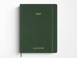 Moleskine 15 Month 2027 Weekly Planner - Myrtle Green Soft Cover