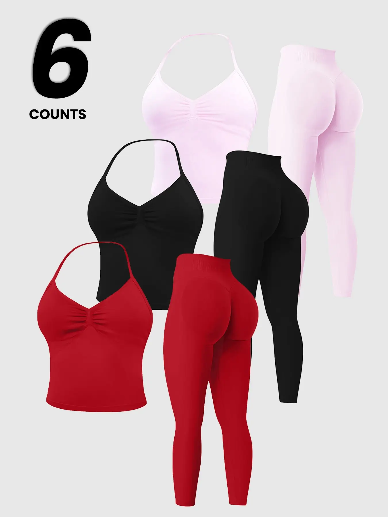 Women's Plain Sleeveless Sporty Suit, Breathable Quick-Dry Yoga Fitness Running, Summer Outdoor Activity Apparel, Workout Sets, Breathable Sporty Outfits