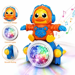 Electric Astronaut Bump & Go Toy with LED Lights & Music – Toddler Musical Walking Moving Toy | Fun Interactive Space Robot Gift for Boys & Girls Age 3–6