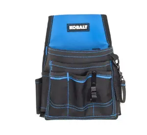 Kobalt Polyester Technician All Purpose Tool Pouch - Multiple Pocket and Sleeves