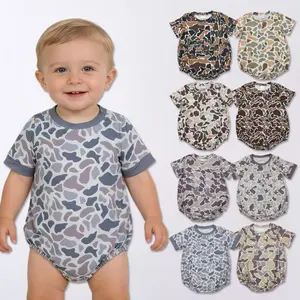 Camo Baby Bubble Romper The Cutest Country Baby Outfit in Trendy Styles for Girls Comfortable & Soft Fabrics