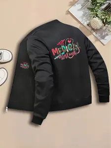 Medical Coat, Women's Printed Fitted Jacket, Fashionable Women's Style Jacket, Suitable for Casual and Formal Occasions, Durable and Multi-functional Design