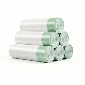 Waste Bags for Automatic Litter Boxes Cat Litter Box Liners Drawstring Receptacles Bags 20 Count Heavy Duty Leak Proof Compatible Garbage Bags Thickened