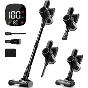 Cordless Vacuum Cleaner for , 40000Pa/450W Stick Vacuum with  Wall Dock, Anti-, Lightweight Handheld Vacuum for , Hard Floor, Carpet, V450