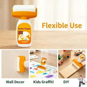 Generic White Interior Paint | 500g Repair Roll Paint White | Water Based Wall Coating | Suitable For Living Room Baseboards Furniture Kitchen Corridor Wardrobes