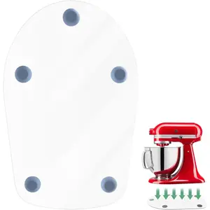 Mixer Slider Mat for KitchenAid 4.5 QT Tilt Head Stand Mixer, Sliding Tray Slider Pad for Kitchen Aid 4.5 Qt Stand Mixers Accessories, Clear