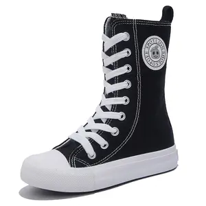 Boys and Girls High Top Children's Canvas Shoes Fashion Street Dance White Campus Shoes Outdoor Leisure Sneakers Shoes