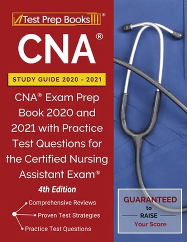 USED Book - CNA Study Guide 2020-2021: CNA Exam Prep Book 2020 and 2021 with Practice Test Questions for the Certified Nursing Assistant Exam [4th Edition] by Tpb Publishing (Paperback) - english