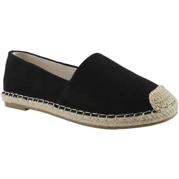Fav Espadrille Black Suede