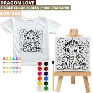 Dragon Love Screen Print Transfer