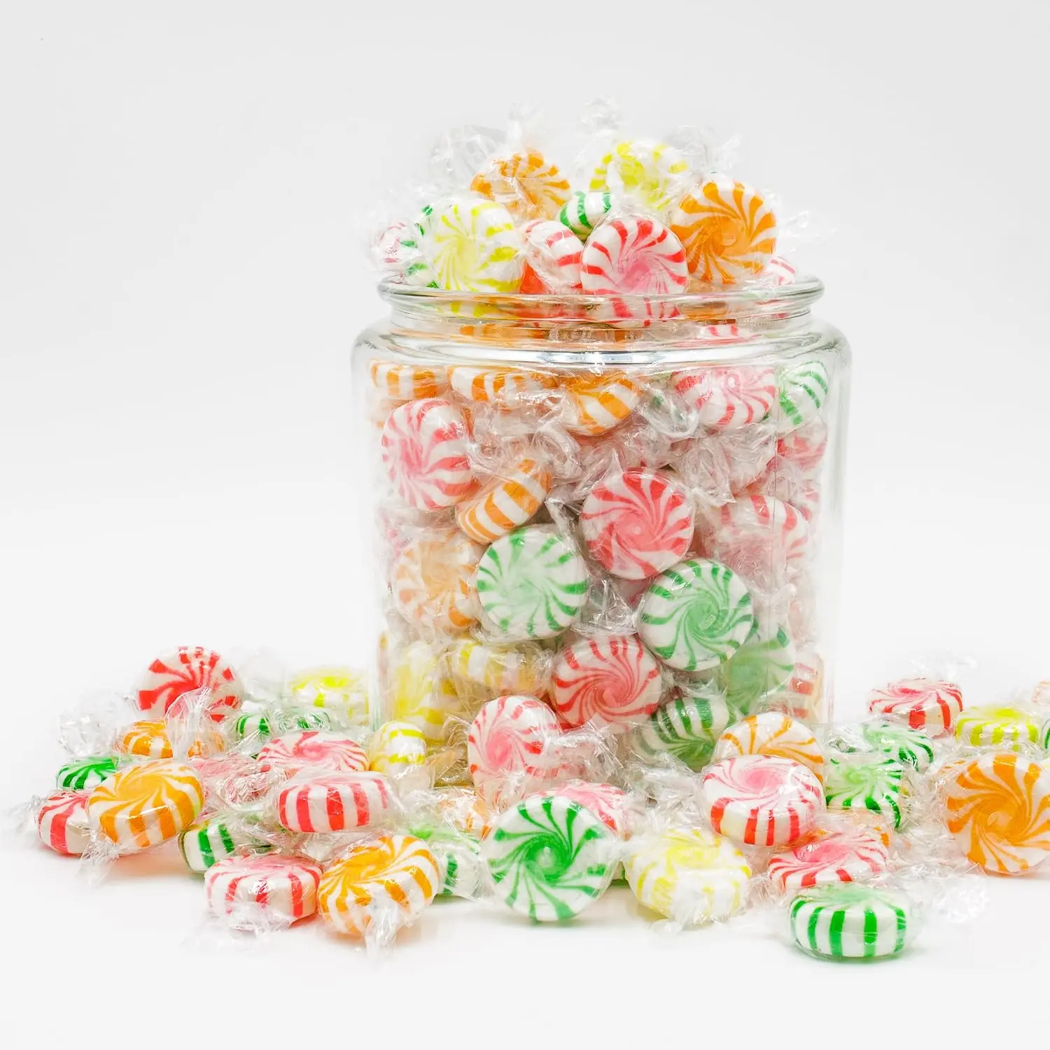 NY Spice Shop Assorted Fruit Starlights Hard Candy - A Burst of Vibrant Flavors! - Bonbon Snack Sweet Candies Sugar Assorted Candy