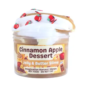 Apple Cinnamon Dessert Jelly and Butter Slime