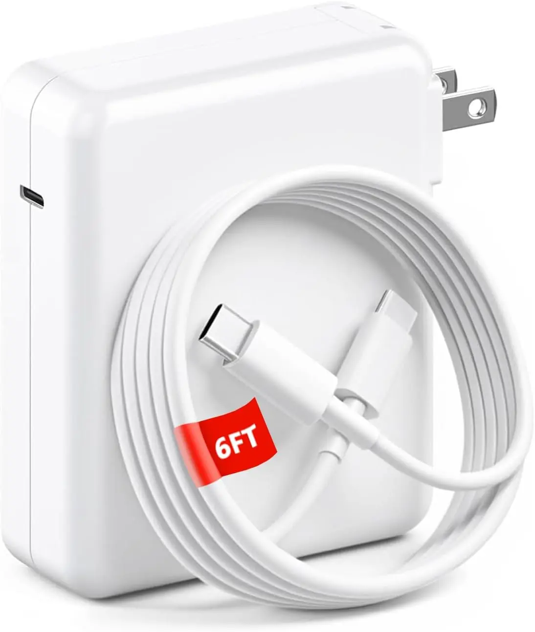Mac Book Pro Charger, 140W Fast Charger Power Adapter for Mac Book Air/Pro with 6FT USB C to C Cable Cord Compatible with MacBook Pro/Air 16/15/14/13 Inch/M1/M2/M3/iPad Pro 2023/2022 and USB C Device