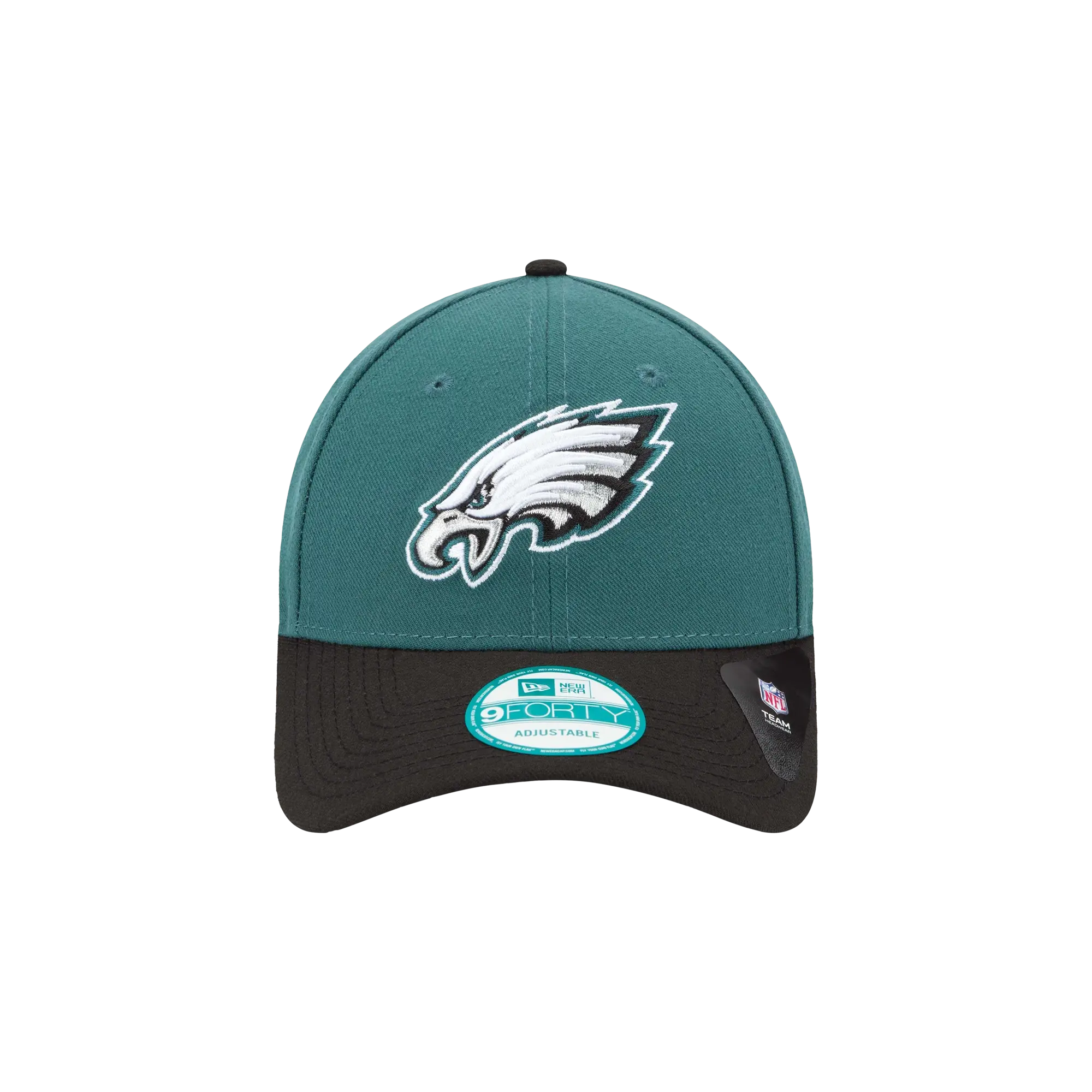 9FORTY Philadelphia Eagles Strapback Hat "Teal / Brown - Brim" NE573