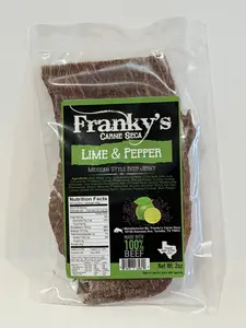 Lime and Pepper Franky’s Carne Seca