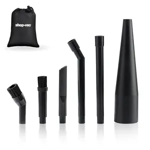 Shop-Vac Micro Cleaning Nozzle Kit, 1-1/4" Detailed-Cleaning Attachments for Compact Wet Dry Shop Vacuum, Storage Bag Included, 6 Packs