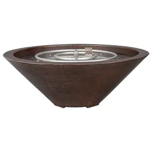 32" Copper Phoenix Fire Only Bowl